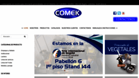 What Comek.com.co website looked like in 2018 (5 years ago)