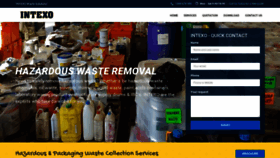 What Chemicalwaste.com.au website looked like in 2018 (5 years ago)