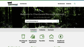 What Charnwood.gov.uk website looked like in 2018 (5 years ago)