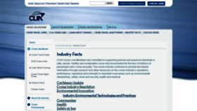 What Cruiseindustryfacts.com website looked like in 2018 (5 years ago)