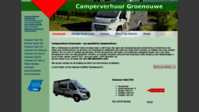 What Camperverhuur-groenouwe.nl website looked like in 2018 (5 years ago)