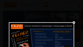 What Ckziu.zory.pl website looked like in 2018 (5 years ago)