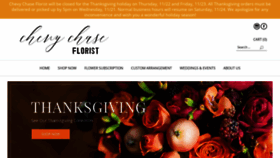What Chevychaseflorist.com website looked like in 2018 (5 years ago)