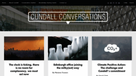 What Cundallconversations.com website looked like in 2018 (5 years ago)