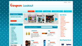What Couponlookout.com website looked like in 2018 (5 years ago)