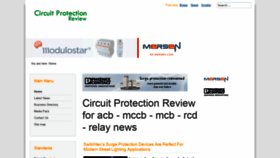 What Circuit-protection.co.uk website looked like in 2018 (5 years ago)