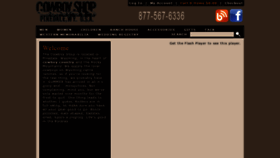 What Cowboyshop.com website looked like in 2018 (5 years ago)
