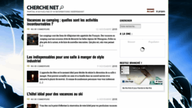 What Cherchenet.fr website looked like in 2018 (5 years ago)
