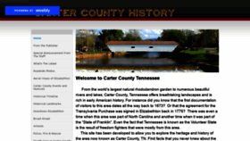 What Cartercountyhistory.com website looked like in 2018 (5 years ago)