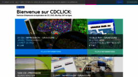 What Cdclick.fr website looked like in 2018 (5 years ago)