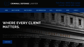 What Criminal-defense-attorney.info website looked like in 2018 (5 years ago)
