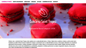 What Cukrarnatropez.cz website looked like in 2018 (5 years ago)