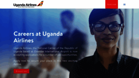 What Careers.ugandairlines.com website looked like in 2018 (5 years ago)