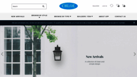 What Chloelighting.com website looked like in 2018 (5 years ago)