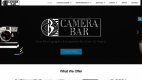 What Camerabar.com website looked like in 2018 (5 years ago)