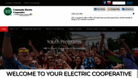 What Comelec.coop website looked like in 2018 (5 years ago)