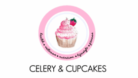 What Celeryandcupcakes.com website looked like in 2018 (5 years ago)