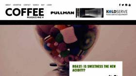 What Coffeemagazine.co.za website looked like in 2018 (5 years ago)