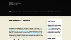 What Css3templates.co.uk website looked like in 2018 (5 years ago)