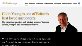 What Colin-young.com website looked like in 2018 (5 years ago)