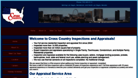 What Crosscountryinspections.com website looked like in 2018 (5 years ago)