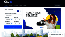 What Citycarrental.net website looked like in 2018 (5 years ago)