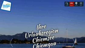 What Chiemgau-tourismus.de website looked like in 2018 (5 years ago)