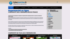 What Cybermarches.fr website looked like in 2018 (5 years ago)