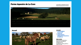 What Cheval-la-cure.com website looked like in 2018 (5 years ago)