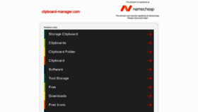 What Clipboard-manager.com website looked like in 2018 (5 years ago)