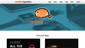 What Cerebralgardens.com website looked like in 2018 (5 years ago)