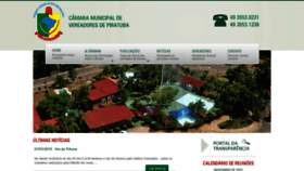 What Camaradepiratuba.com.br website looked like in 2018 (5 years ago)