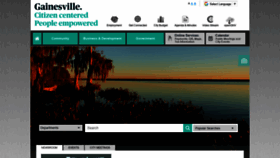 What Cityofgainesville.org website looked like in 2018 (5 years ago)