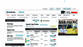 What Californiagasprices.com website looked like in 2018 (5 years ago)