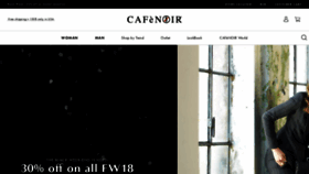 What Cafenoir.it website looked like in 2018 (5 years ago)