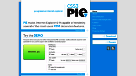 What Css3pie.com website looked like in 2018 (5 years ago)