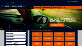 What Carsofmelbourne.com.au website looked like in 2018 (5 years ago)