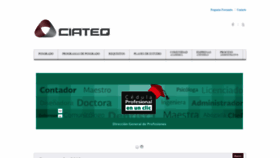 What Ciateq.edu.mx website looked like in 2018 (5 years ago)