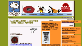 What Capen71.org website looked like in 2018 (5 years ago)