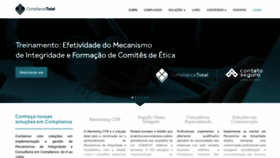 What Compliancetotal.com.br website looked like in 2018 (5 years ago)
