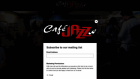 What Cafejazzcardiff.com website looked like in 2018 (5 years ago)
