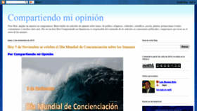 What Compartiendomiopinion.com website looked like in 2018 (5 years ago)