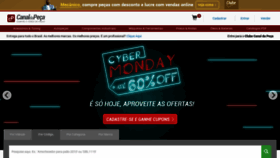 What Canaldapeca.com.br website looked like in 2018 (7 years ago)