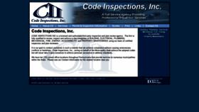 What Codeinspectionsinc.com website looked like in 2018 (5 years ago)