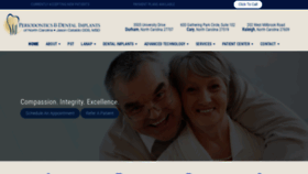 What Carolinaperioimplants.com website looked like in 2018 (5 years ago)
