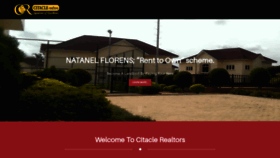 What Citaclerealtors.com website looked like in 2018 (5 years ago)