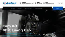 What Cybertechvn.com website looked like in 2018 (5 years ago)