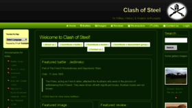 What Clash-of-steel.co.uk website looked like in 2018 (5 years ago)