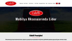 What Cidelli.com website looked like in 2018 (5 years ago)
