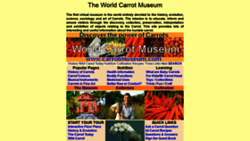What Carrotmuseum.co.uk website looked like in 2018 (6 years ago)